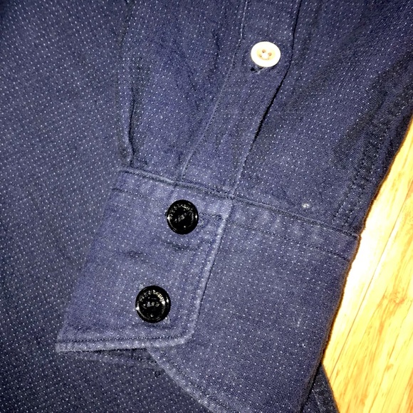 Rag & Bone Dark Denim Double Layered Shirt Sz. S - Picture 7 of 8